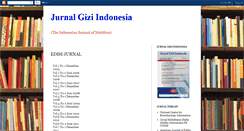 Desktop Screenshot of jurnalgiziindonesia.blogspot.com