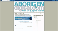 Desktop Screenshot of aborigenmedios.blogspot.com