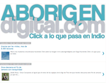 Tablet Screenshot of aborigenmedios.blogspot.com