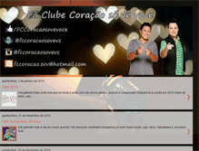 Tablet Screenshot of coracaosovejbv.blogspot.com