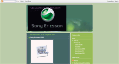 Desktop Screenshot of celularessonyericsson.blogspot.com