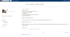 Desktop Screenshot of colleensrforexrecipes.blogspot.com