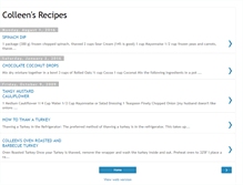 Tablet Screenshot of colleensrforexrecipes.blogspot.com