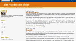 Desktop Screenshot of accidentalsoldier.blogspot.com