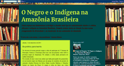 Desktop Screenshot of negroeindionaamazonia.blogspot.com