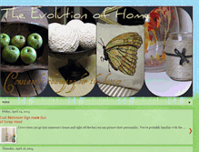 Tablet Screenshot of evolutionofhome.blogspot.com