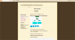 Desktop Screenshot of catastrofesnaturales-cl.blogspot.com