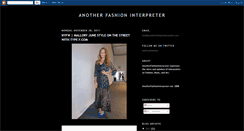 Desktop Screenshot of anotherfashioninterpreter.blogspot.com