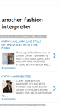 Mobile Screenshot of anotherfashioninterpreter.blogspot.com