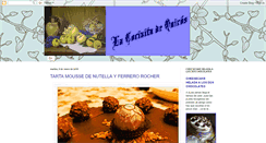 Desktop Screenshot of lacocinitadequiros.blogspot.com