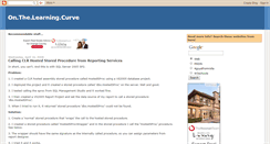 Desktop Screenshot of onthelearningcurve.blogspot.com