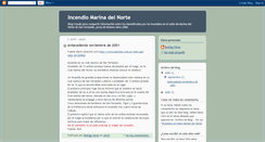 Desktop Screenshot of incendiomarinadelnorte.blogspot.com