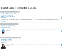 Tablet Screenshot of biggestloserteams.blogspot.com