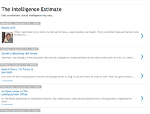 Tablet Screenshot of intelligenceestimate.blogspot.com
