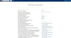 Desktop Screenshot of cruisetravelhub.blogspot.com
