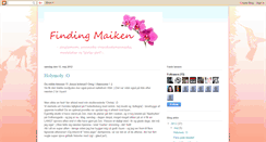 Desktop Screenshot of findingmaiken.blogspot.com