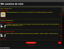 Tablet Screenshot of miscanariosdecolor.blogspot.com