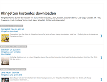 Tablet Screenshot of klingeltonekostenlosdownloaden.blogspot.com