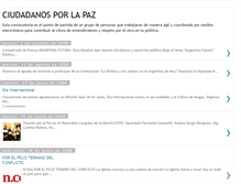 Tablet Screenshot of ciudadanosporlapaz.blogspot.com