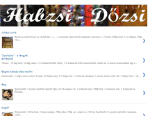 Tablet Screenshot of habzsi-dozsi.blogspot.com