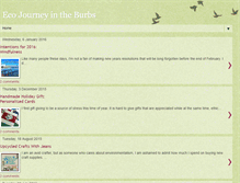 Tablet Screenshot of ecojourneyintheburbs.blogspot.com