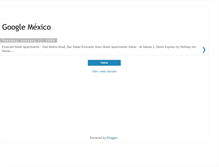 Tablet Screenshot of googlemexicodubai.blogspot.com