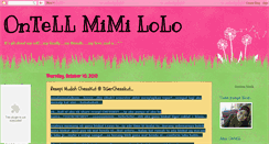 Desktop Screenshot of ontellmimilolo.blogspot.com