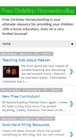 Mobile Screenshot of freechristianhomeschooling.blogspot.com
