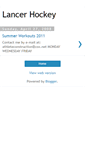 Mobile Screenshot of lancerhockey.blogspot.com