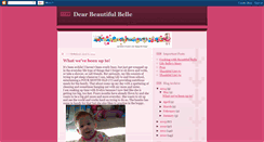 Desktop Screenshot of dearbeautifulbelle.blogspot.com