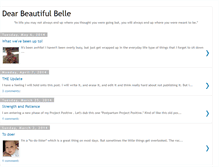 Tablet Screenshot of dearbeautifulbelle.blogspot.com