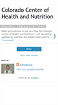 Mobile Screenshot of coloradohealthnutrition.blogspot.com