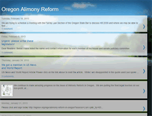 Tablet Screenshot of oregonalimonyreform.blogspot.com