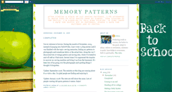 Desktop Screenshot of memorypatterns.blogspot.com