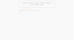 Desktop Screenshot of last-step-to-get-your-free-password.blogspot.com