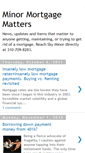 Mobile Screenshot of minormortgagematters.blogspot.com