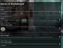 Tablet Screenshot of diariesofbintmahmood.blogspot.com