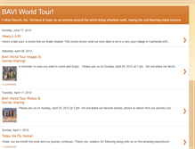 Tablet Screenshot of baviworldtour.blogspot.com