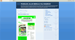 Desktop Screenshot of panduanhaji.blogspot.com