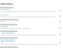 Tablet Screenshot of geekgalaxy.blogspot.com