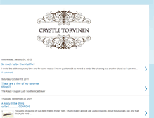 Tablet Screenshot of crystletorvinen.blogspot.com