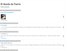 Tablet Screenshot of elmundodefaerie.blogspot.com