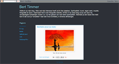 Desktop Screenshot of berttimmer.blogspot.com