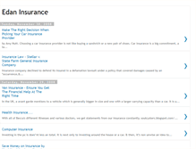 Tablet Screenshot of edaninsurance.blogspot.com