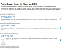 Tablet Screenshot of masjidkuis.blogspot.com