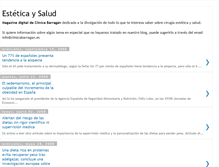 Tablet Screenshot of esteticaysalud.blogspot.com