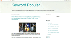 Desktop Screenshot of keywordpopuler.blogspot.com