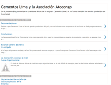 Tablet Screenshot of cementoslimaupc.blogspot.com