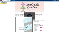 Desktop Screenshot of annescakecreations.blogspot.com