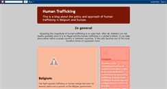 Desktop Screenshot of humantrafficking-belgium.blogspot.com